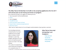 Tablet Screenshot of alisafund.org